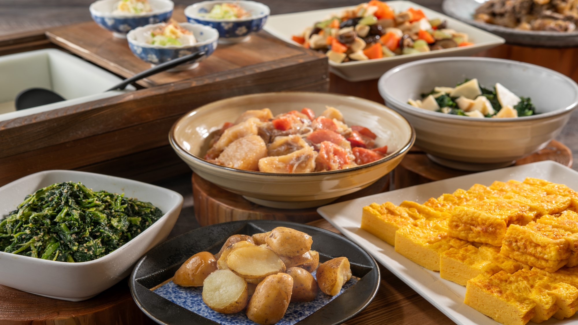 朝食ビュッフェ（惣菜）