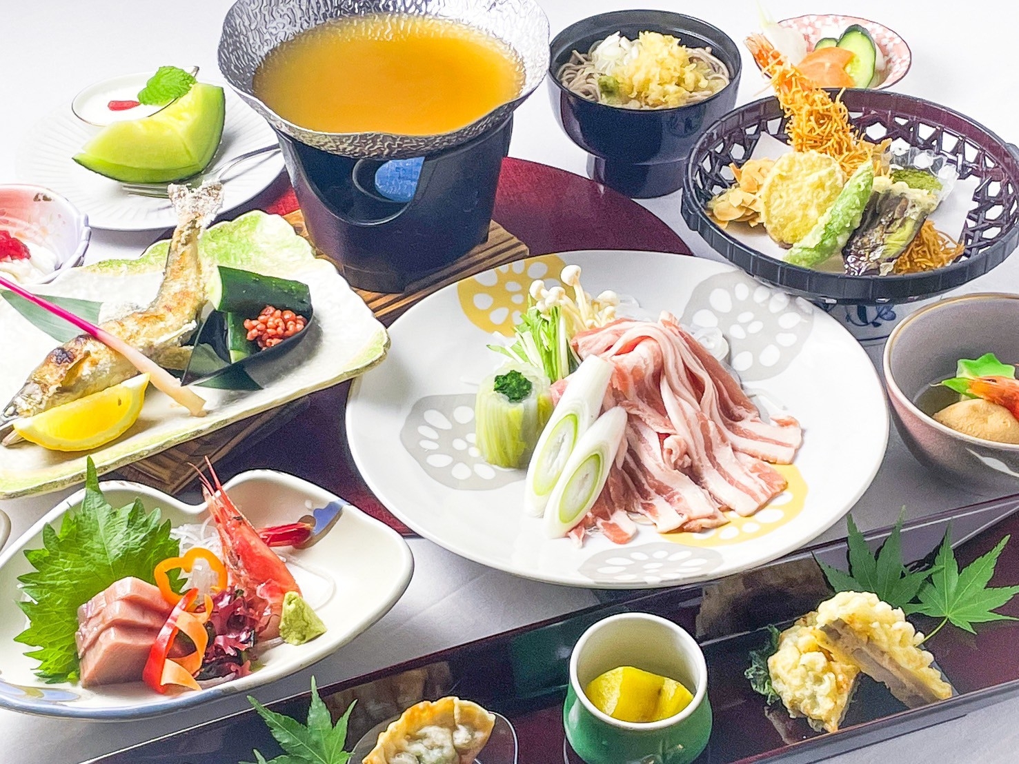 【7月〜】茨城の旬菜宿泊プラン＜1泊2食付＞〜食と癒しのひととき〜
