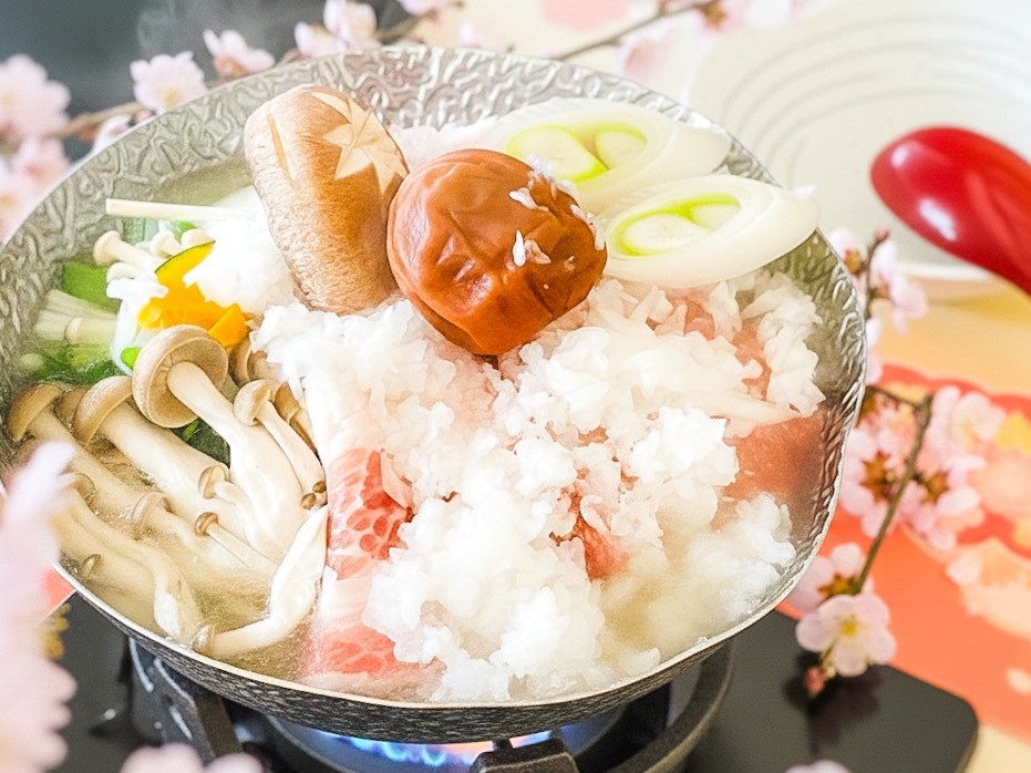 【筑波山梅まつり満喫】南高梅が香る「特製梅みぞれ鍋」で春を先取り！【送迎＆梅酒付き】