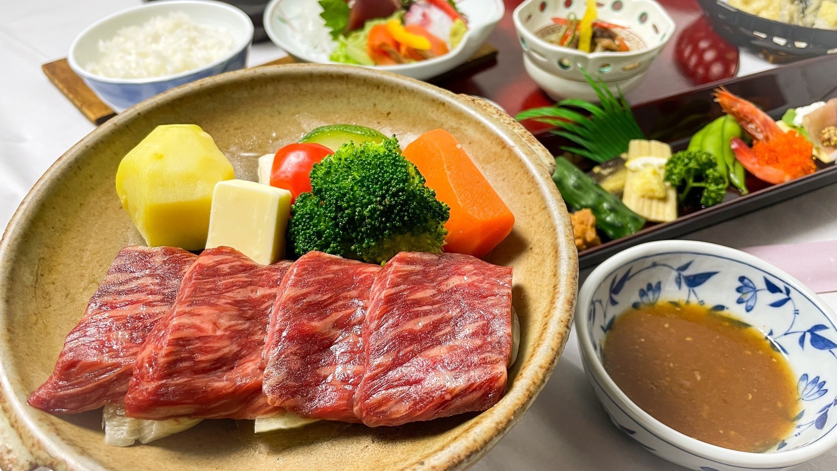 がんばってるあなたへ、自分へ。ちょっぴり贅沢に、メインは国産牛肉料理★＆和朝食プラン