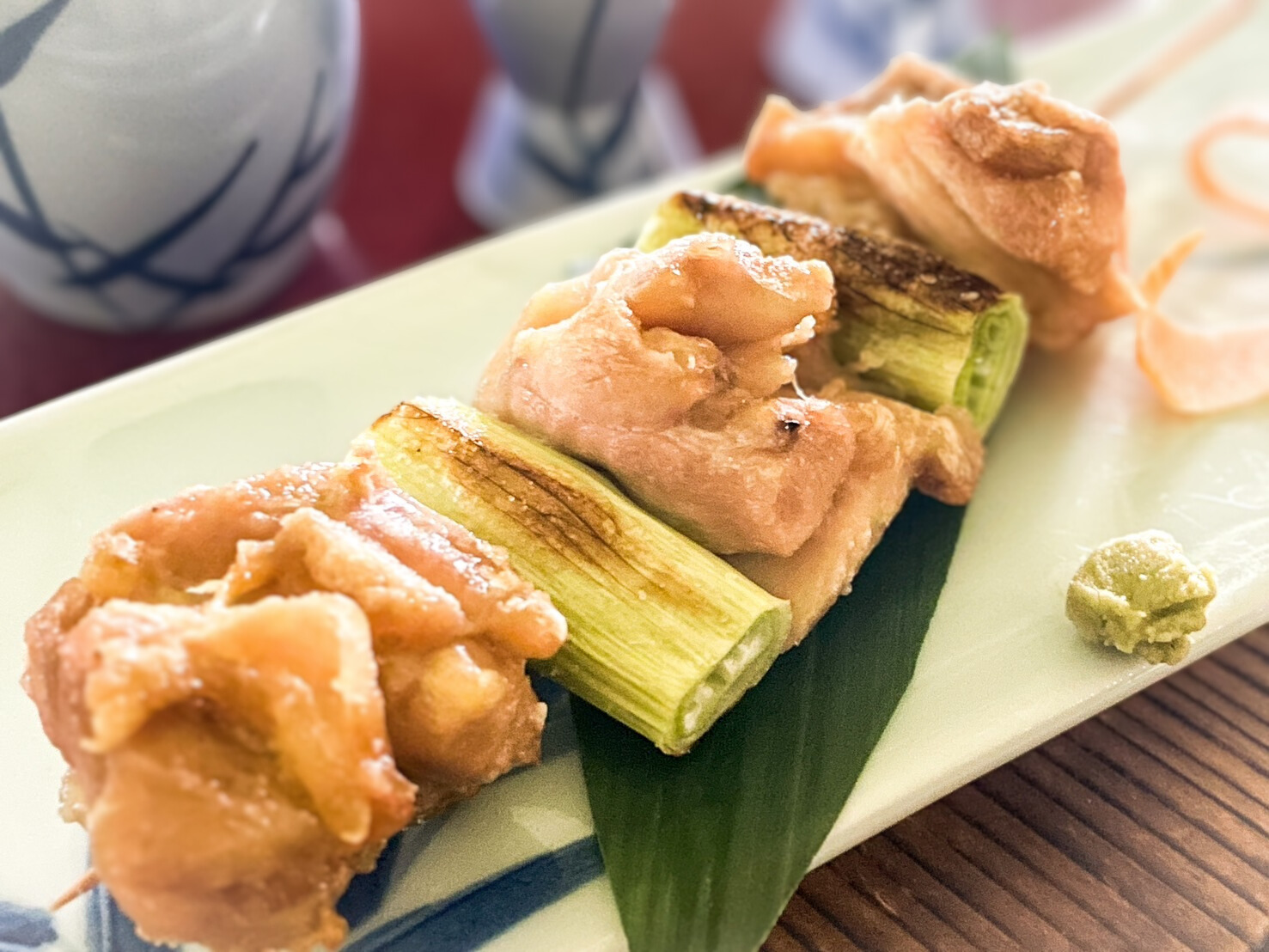 つくば鶏の塩串焼き