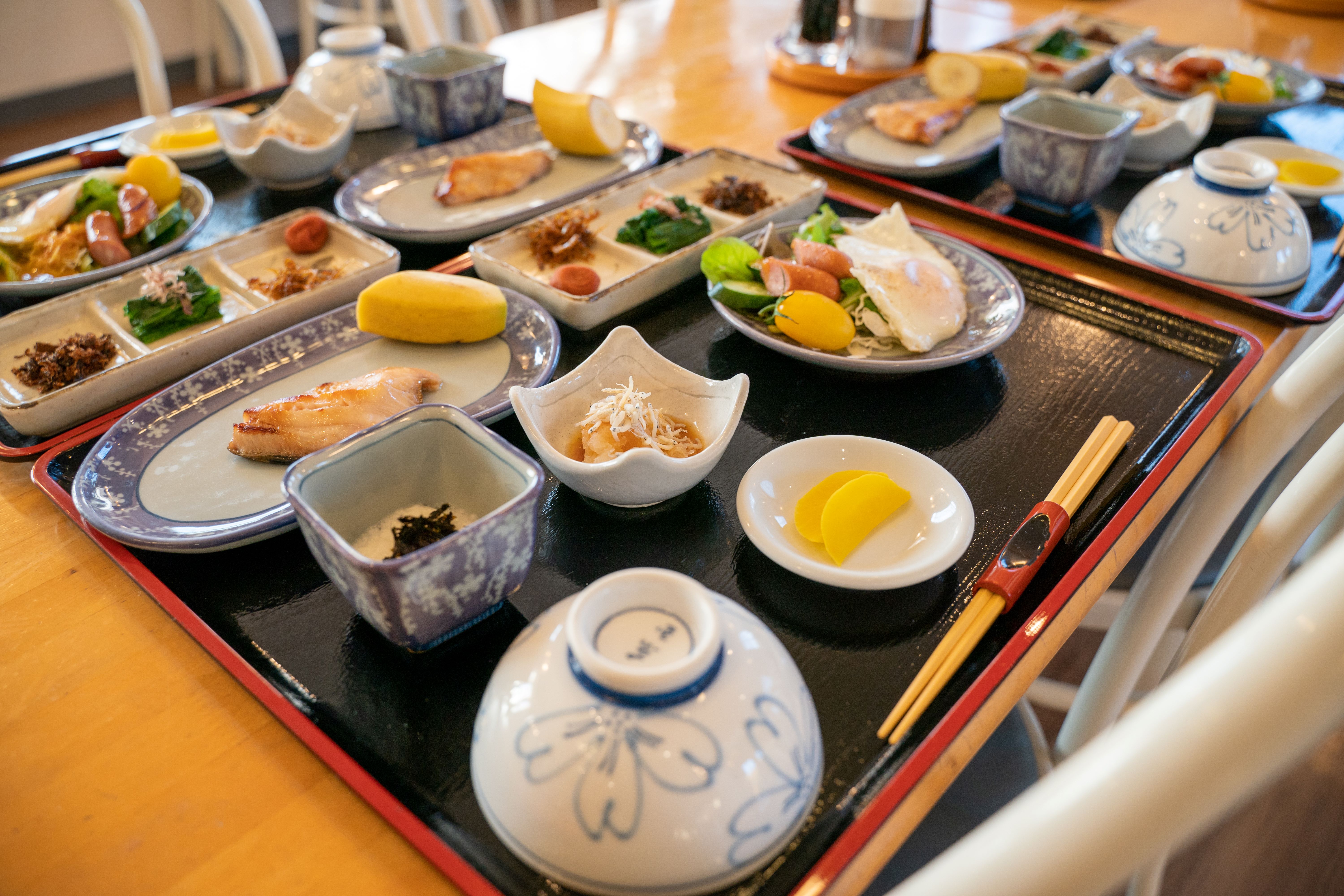 朝食の一例　連泊の方はメニューが変わります♪