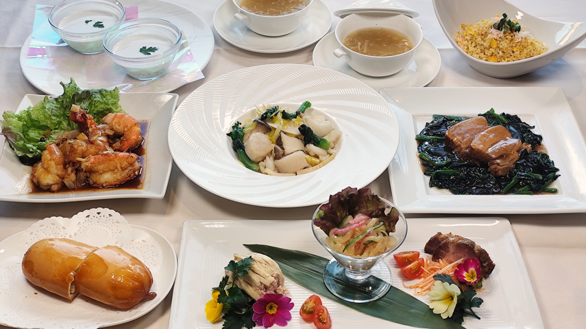 【夕食】中華コース芙蓉（一例）