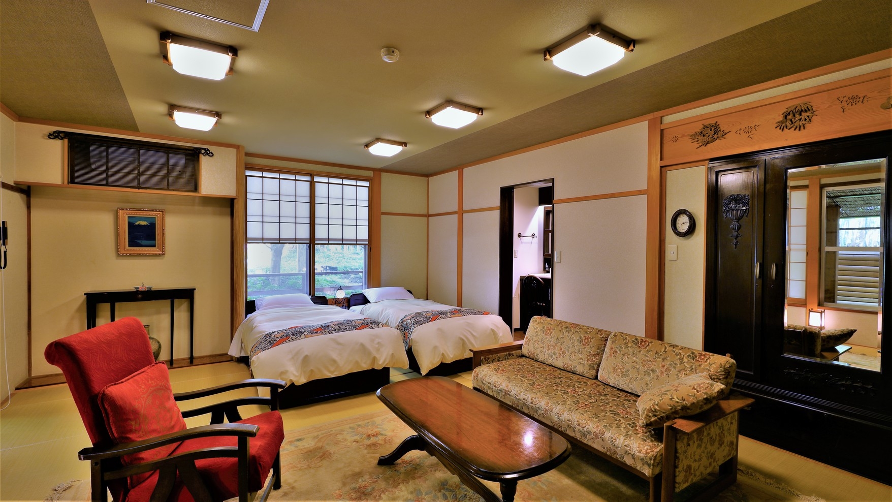 【La room】露天風呂付客室　1F・ツイン・和室