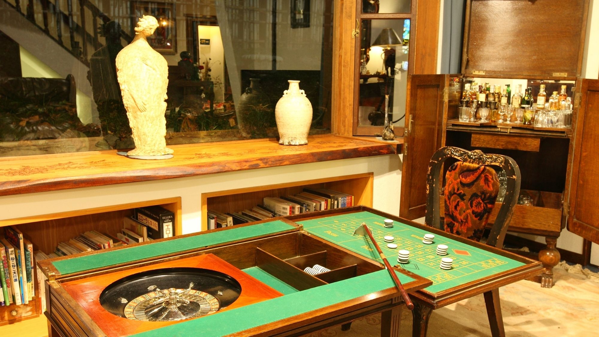 ゆったりとした時間が流れるセラヴィの館内