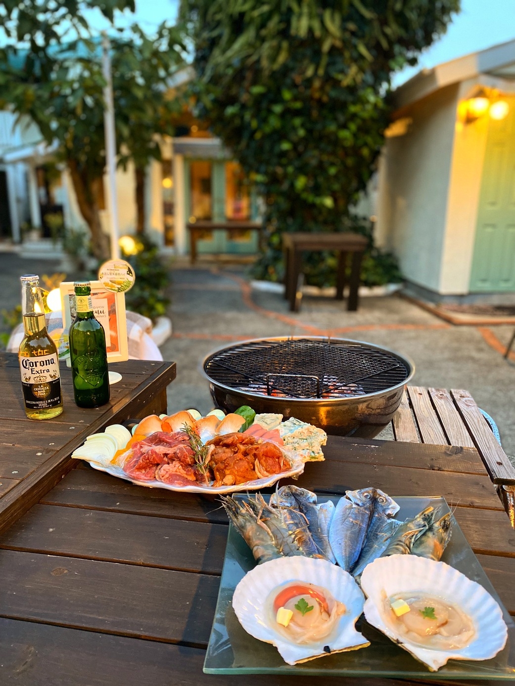 夏の伊豆下田の夜を満喫♪星空の下で楽しむ炭火ガーデンBBQ【夕食付き】