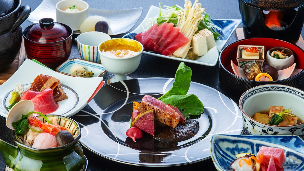 ★三崎まぐろ尽くし会席コース【紅】プラン／２食付【お子様歓迎☆幼児添寝無料】