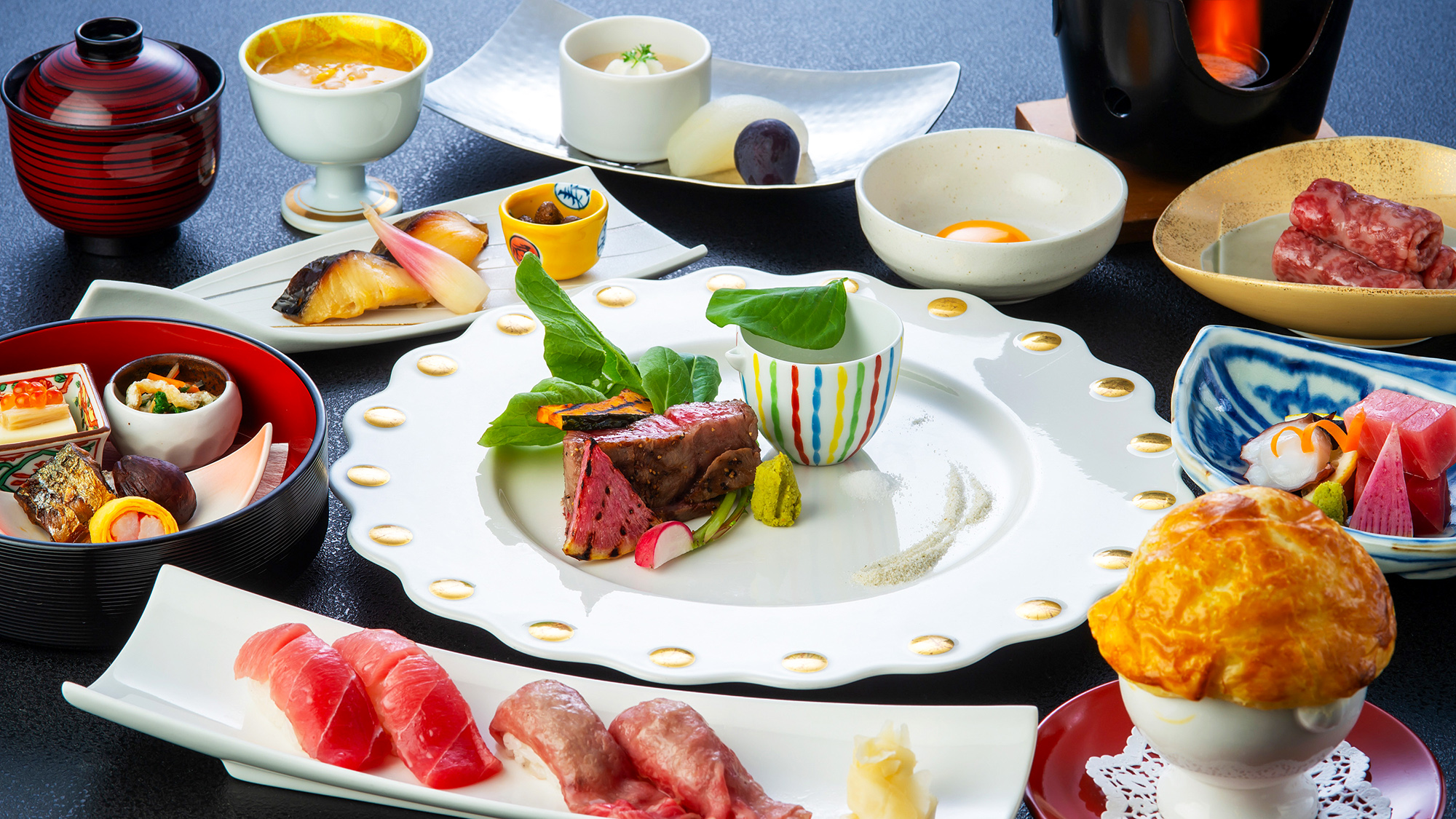 横濱ビーフ尽くし旬会席コース