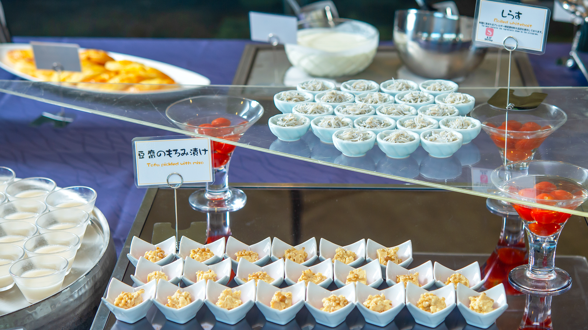 【鎌倉朝ビュッフェ】鎌倉しらす＆豆腐のもろみ漬け（イメージ）