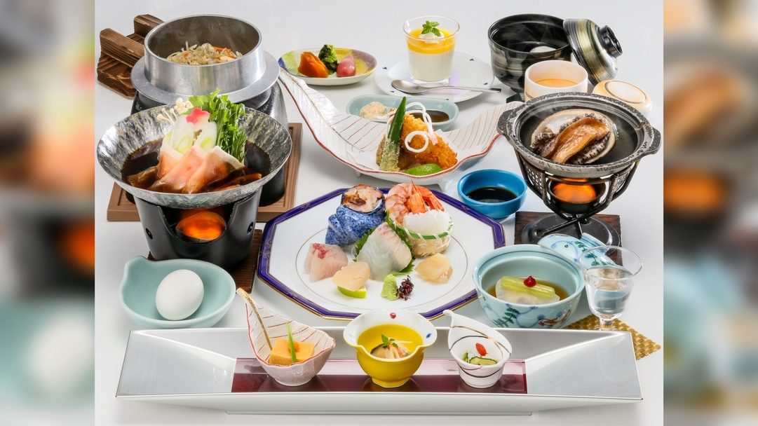 離島の絶景温泉で過ごすクリスマスプラン 凪ぎ会席【夕食はレストラン食】
