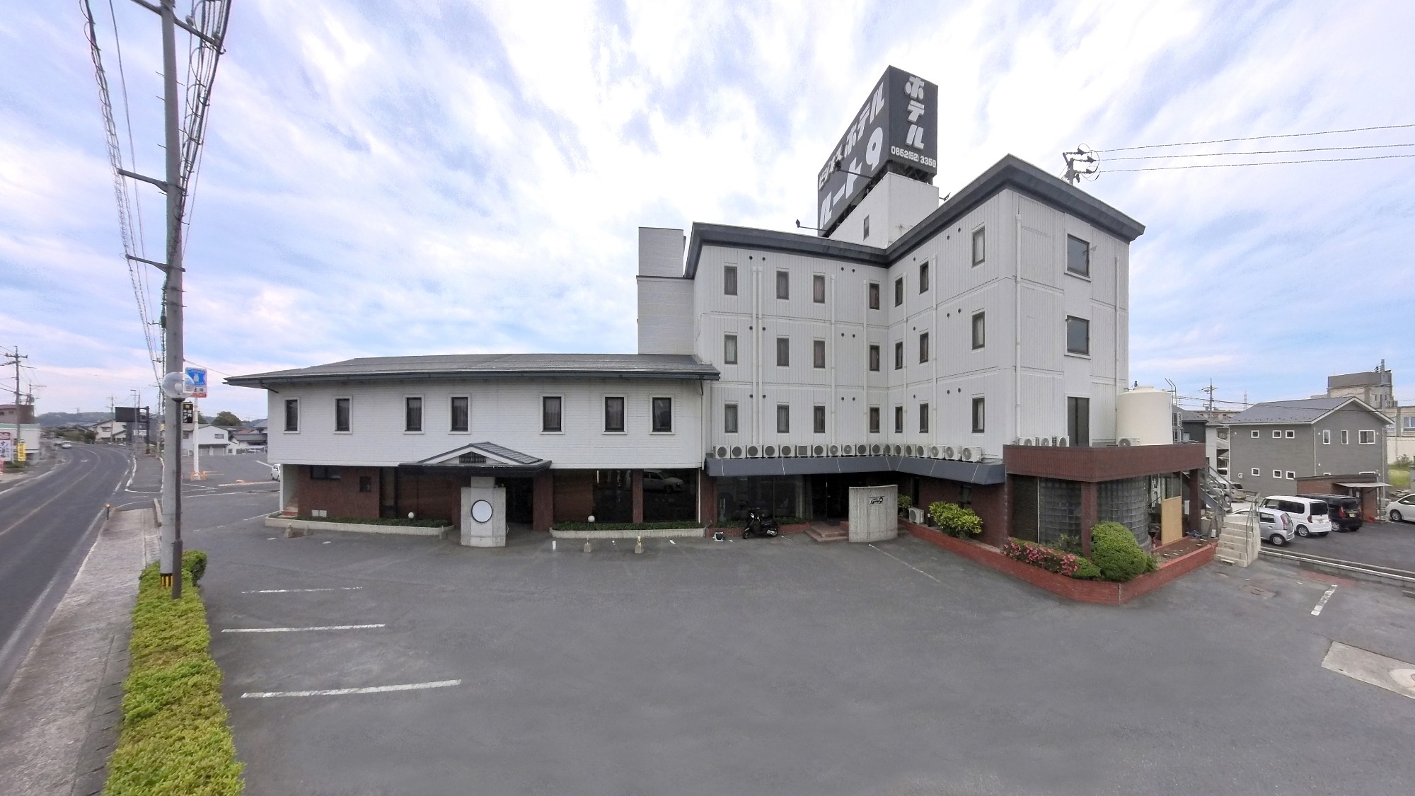 【外観】上空からの当館