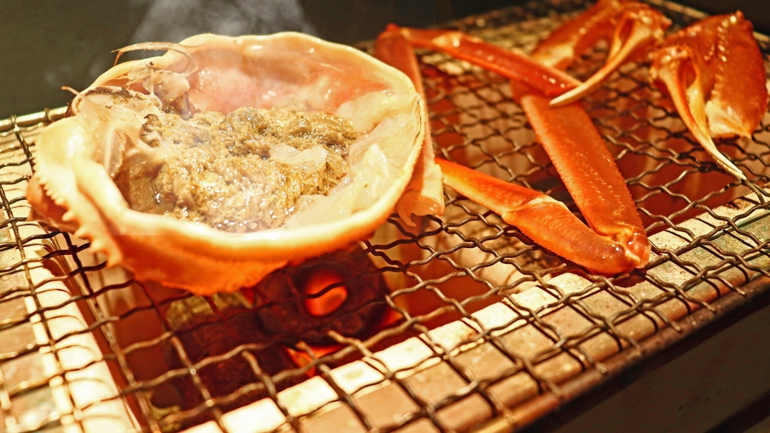 【橋立産活蟹使用】加能蟹会席と山中の湯ごもりプラン