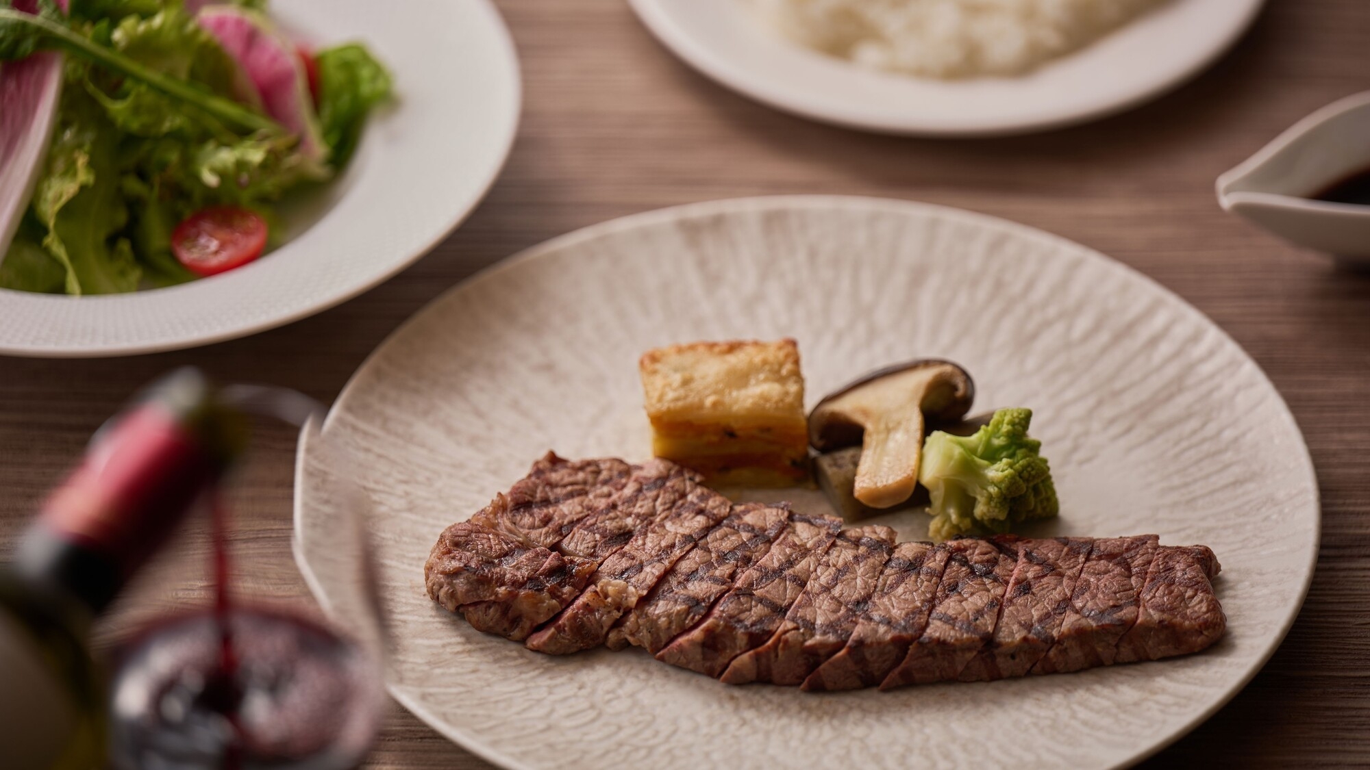 通常よりライトなディナーコース付プラン(2食付)