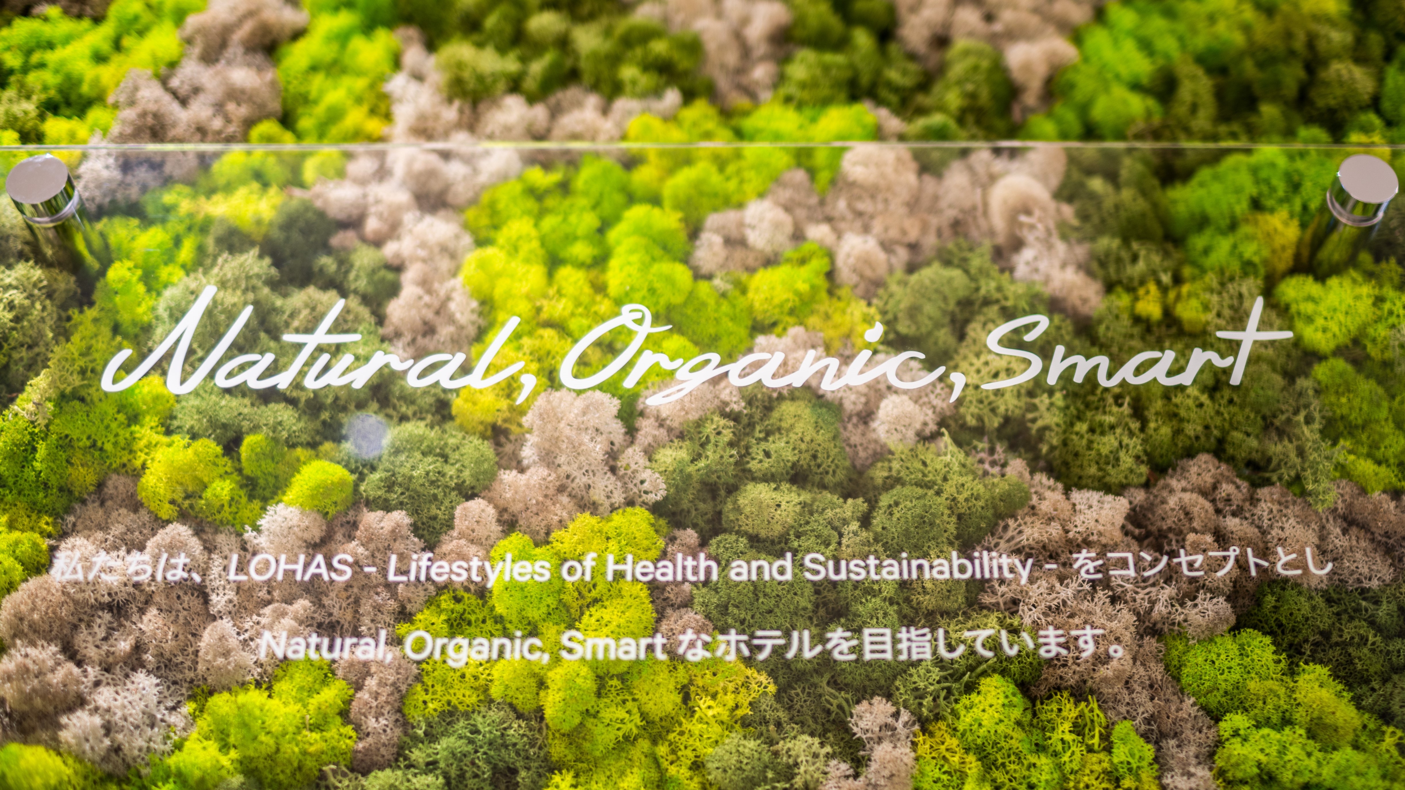 Natural, Organic, Smartな体験をお客様にお届けする事を目指しています