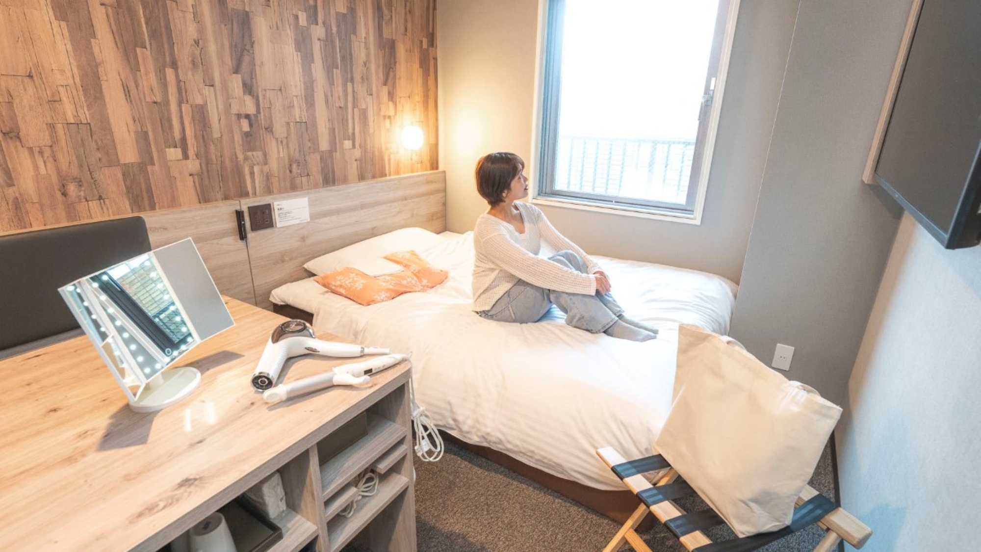 女性限定のお部屋で、安心・快適なご滞在！　※使用感イメージ