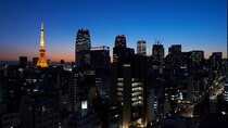 高層階からの夜景　東京タワー方面