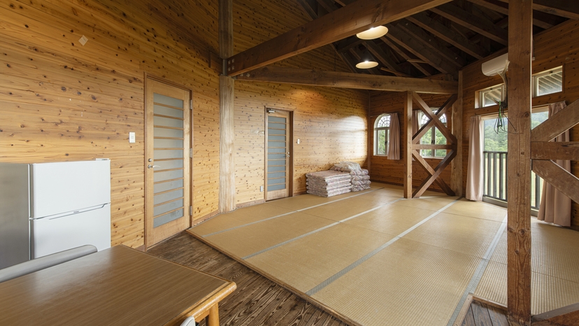 冷暖房・トイレ完備★きのこの館★でプチキャンプ体験♪