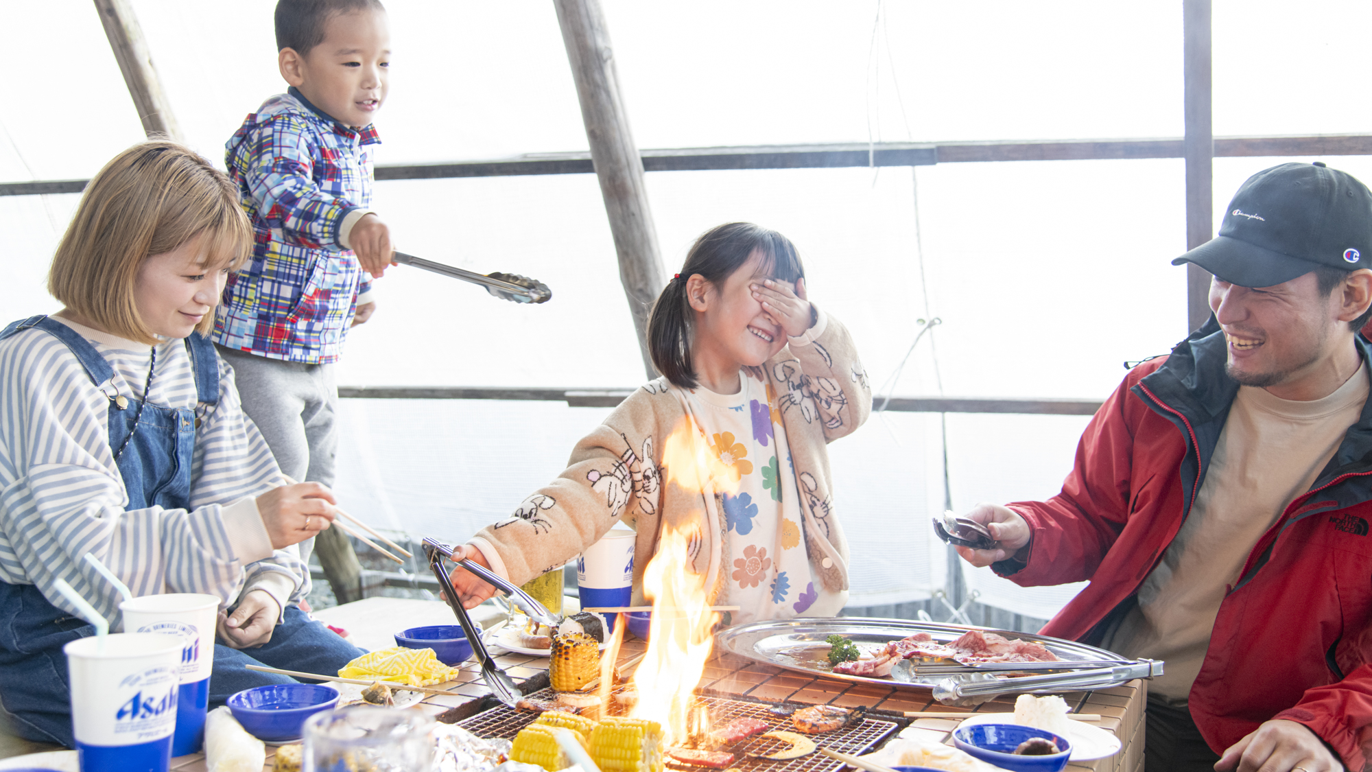 *ワイワイ楽しいBBQタイム♪