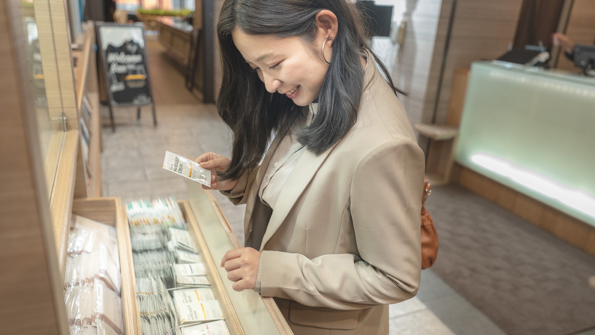 女性スタッフが考案のOrganicアメニティ