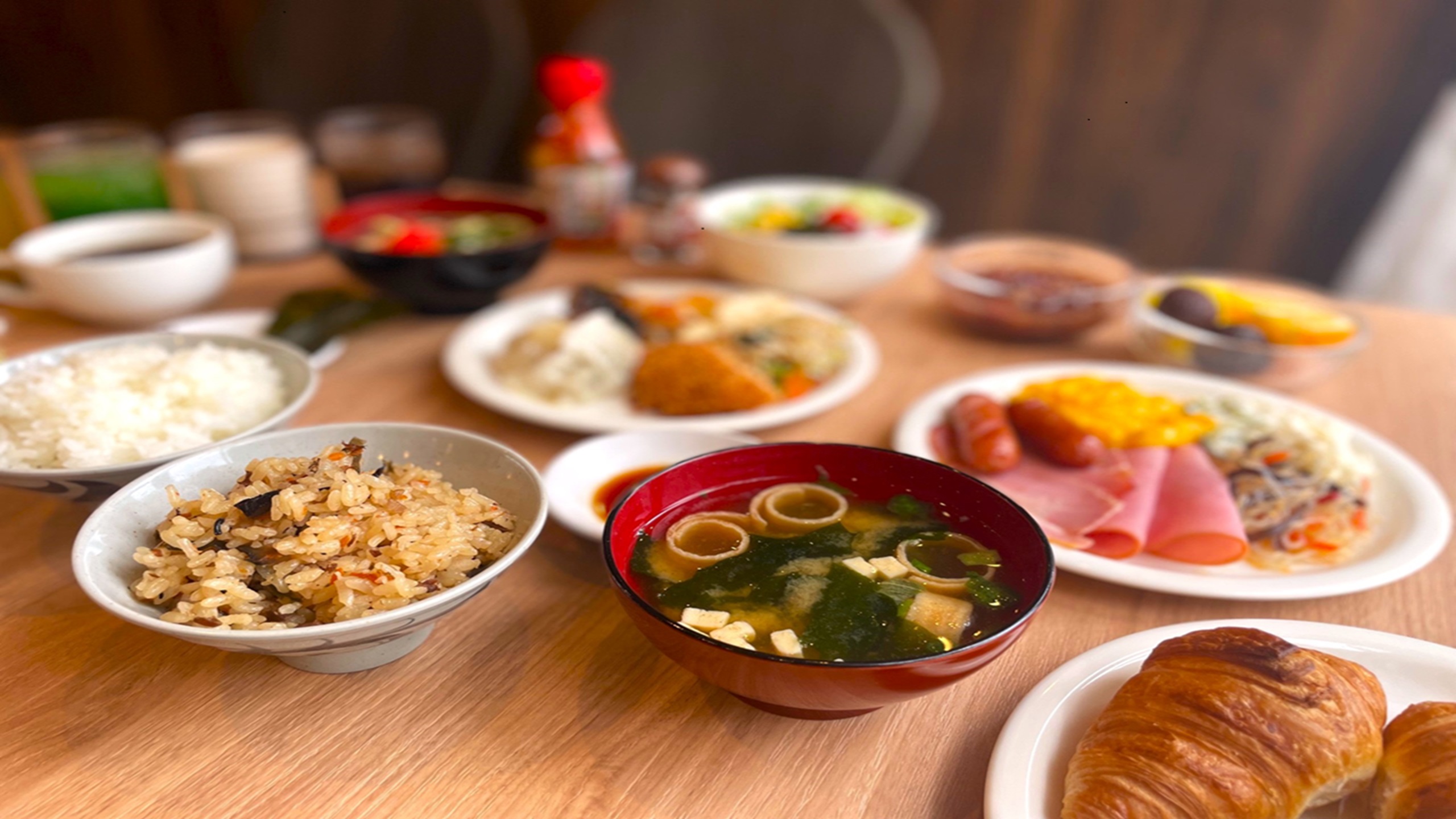 朝食バイキング