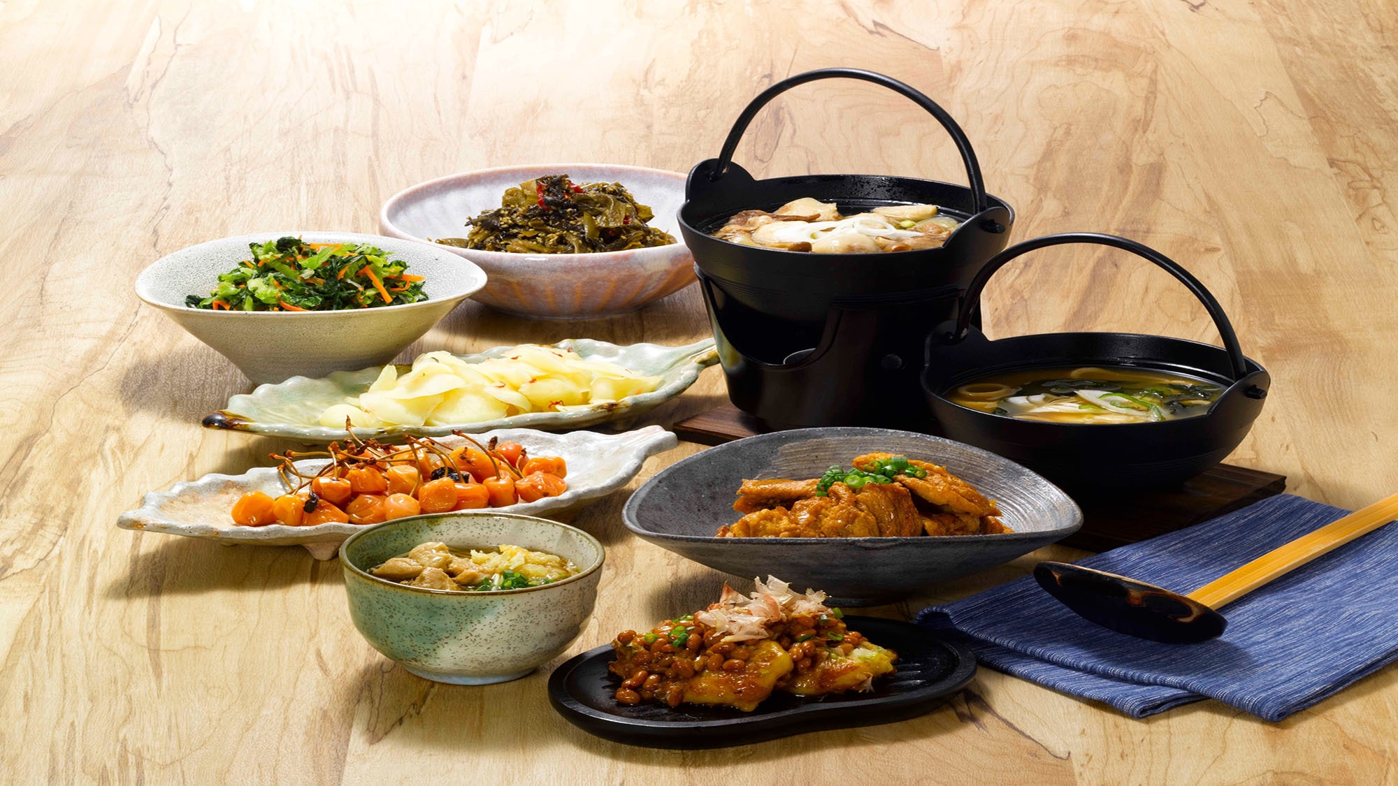 【朝食付】山形の郷土料理をビュッフェタイルで☆