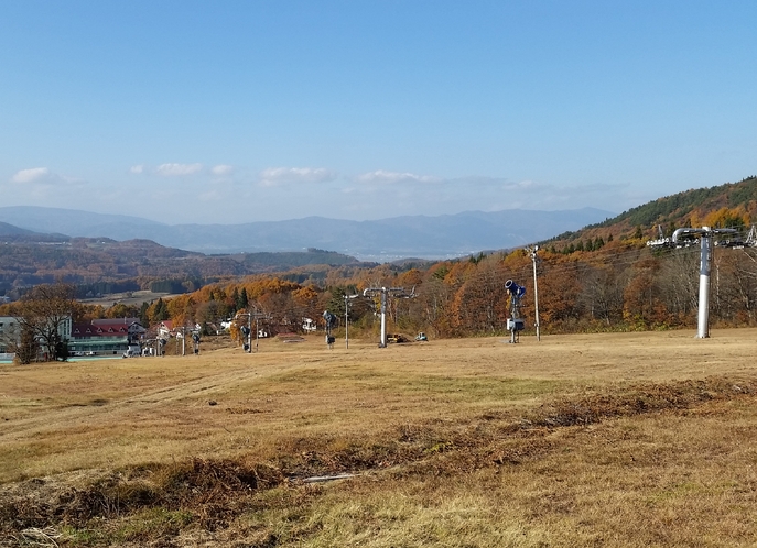 秋の小丸山スキー場