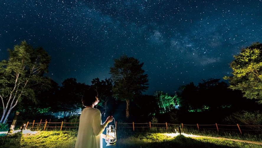 【浪合（なみあい）パーク★星空鑑賞会チケット付】星空の聖地で「日本一の星空」を＜貸切露天風呂無料！＞