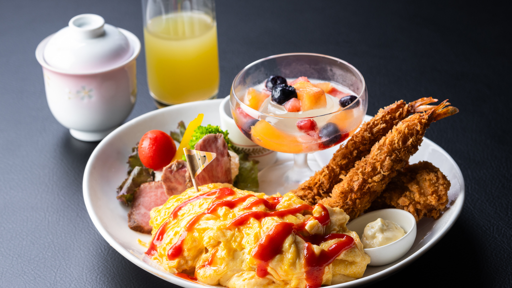 【お子様用ご夕食】旅の思い出に「美味しかった」が生まれるよう、お子様のお料理にもこだわりを。