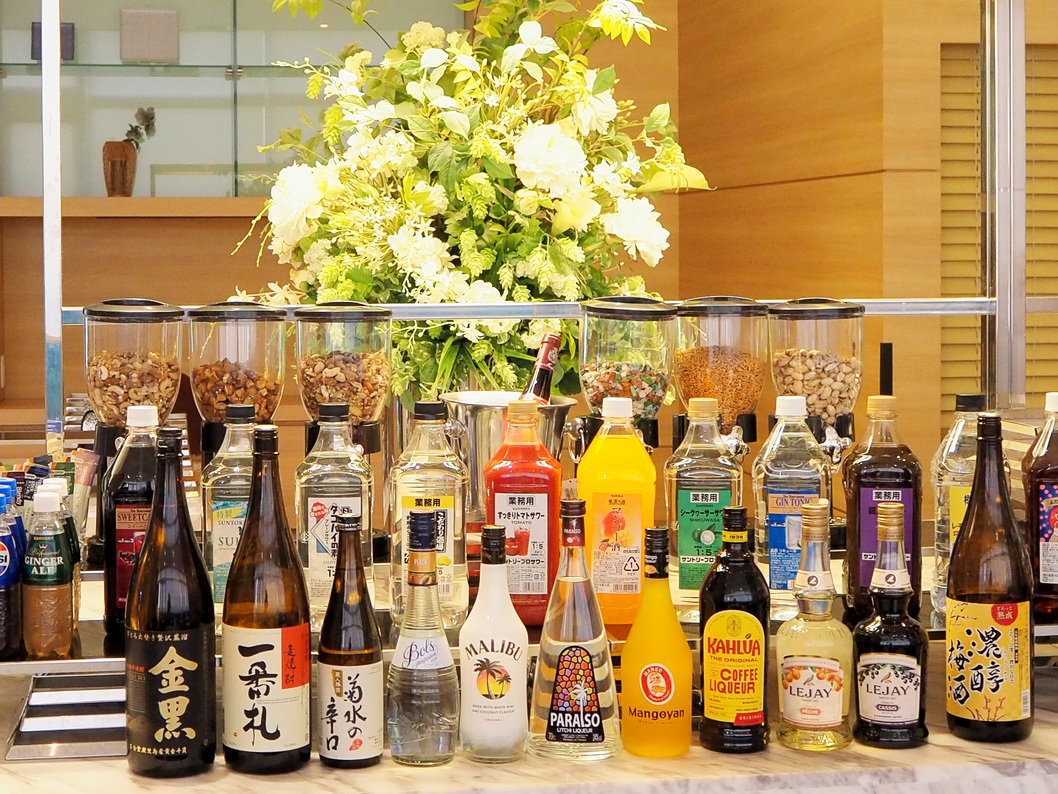 モニタープラン【Happy Hour飲み放題】アサヒ生ビールが飲み放題！ラウンジで寛ぎプラン　素泊り