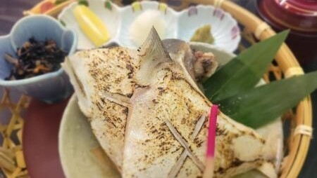 かま塩定食（夕食メニュー 一例）