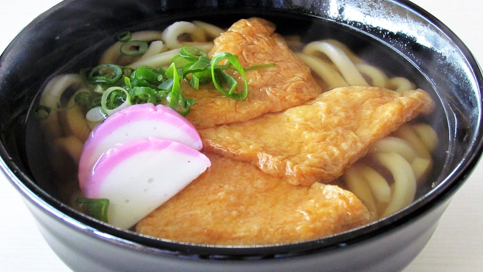 きつねうどん（夕食メニュー 一例）