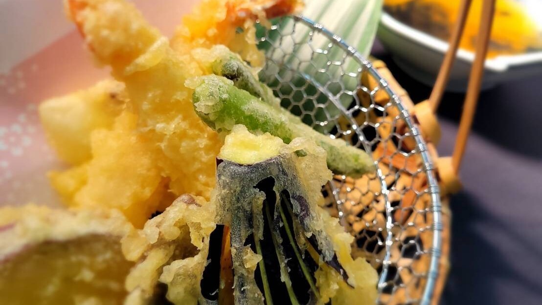天婦羅盛合せ（夕食メニュー 一例）
