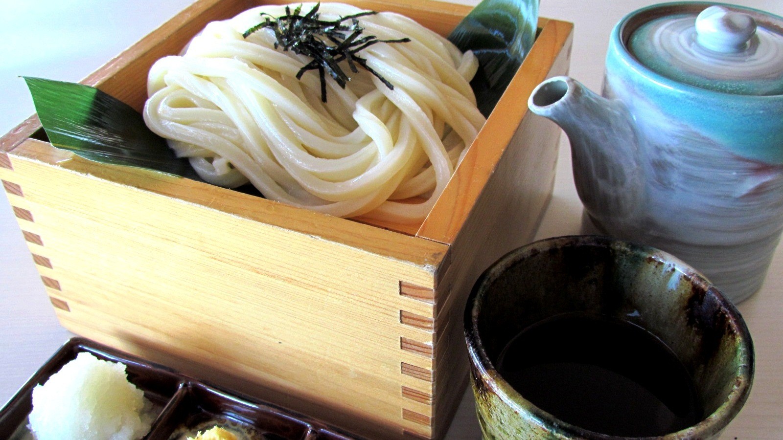 ざるうどん（夕食メニュー 一例）