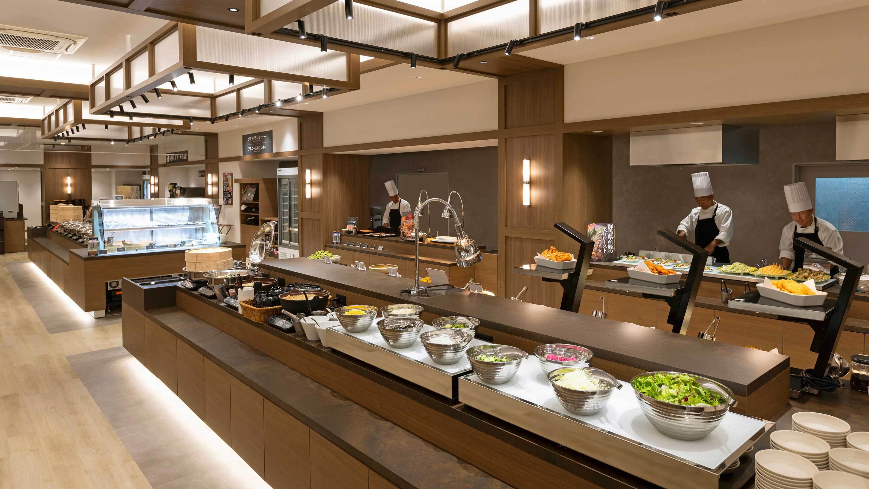 【1泊2食付】「黄金」「白銀」の湯 基本バイキングプラン