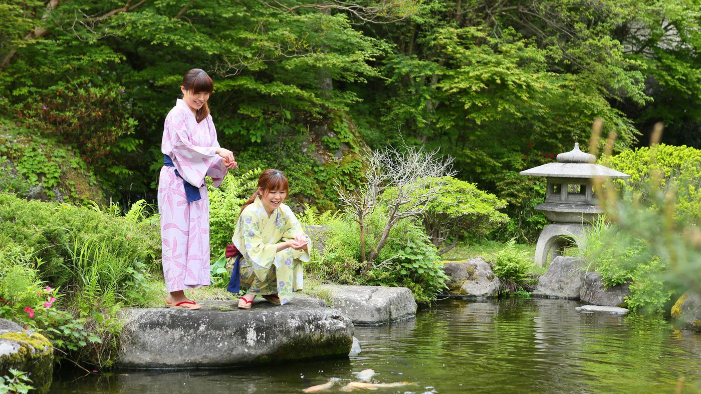 のどかな中庭