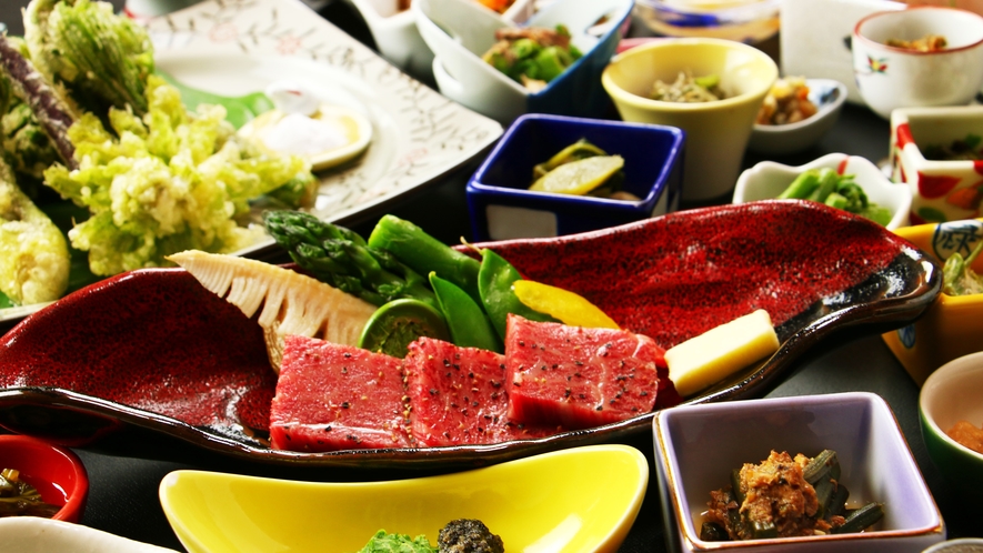《山菜×米沢牛》 最高の山菜には最高のお肉を！
