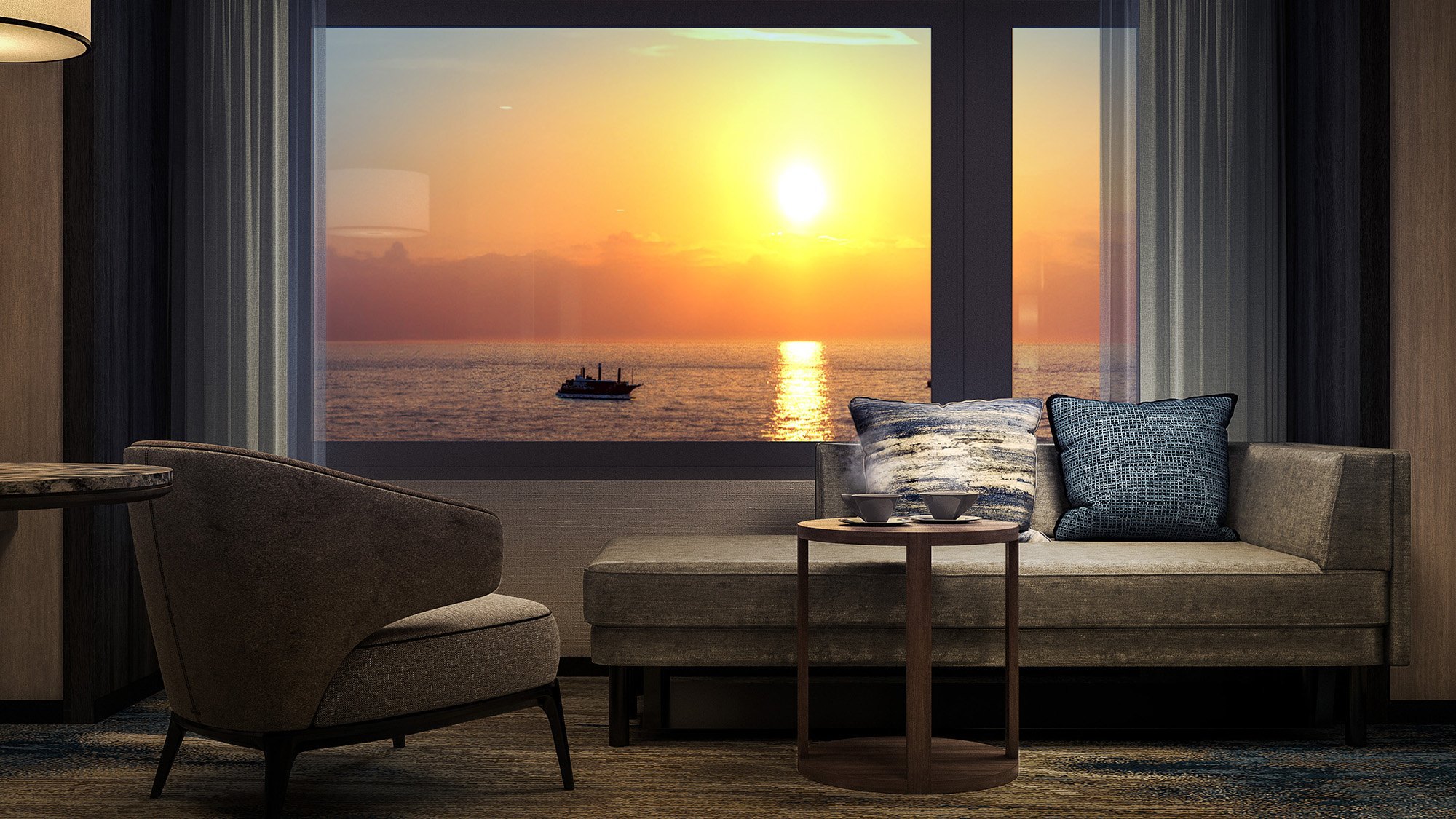 sunset view