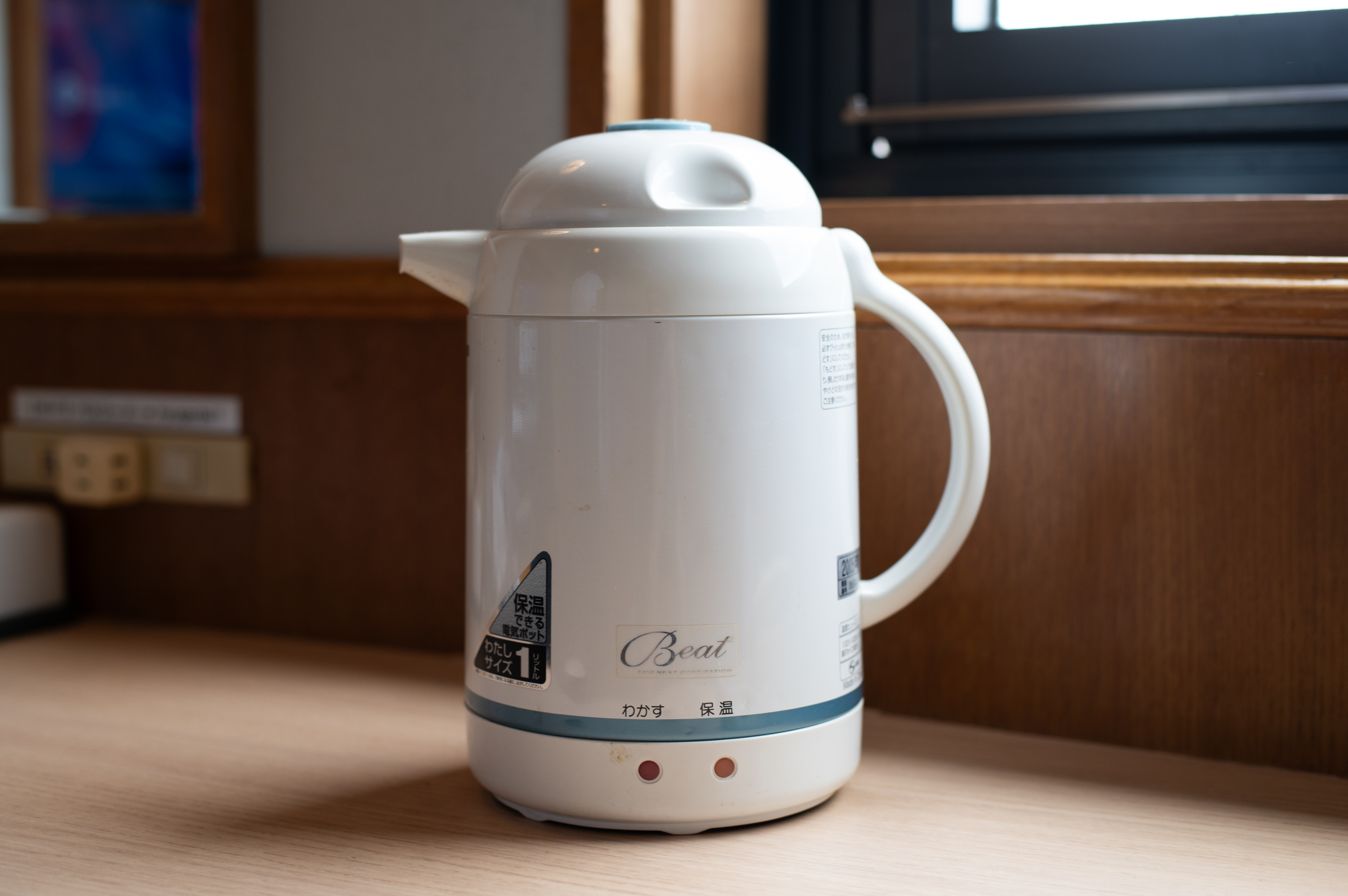 【電気ケトル】全客室に完備しております。