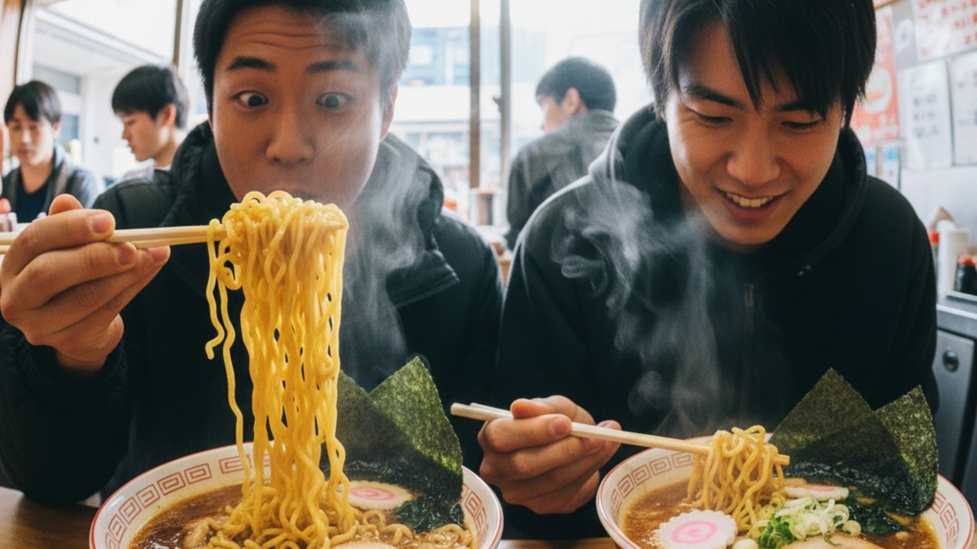 ホテル近くで立川ラーメンを堪能！※イメージ