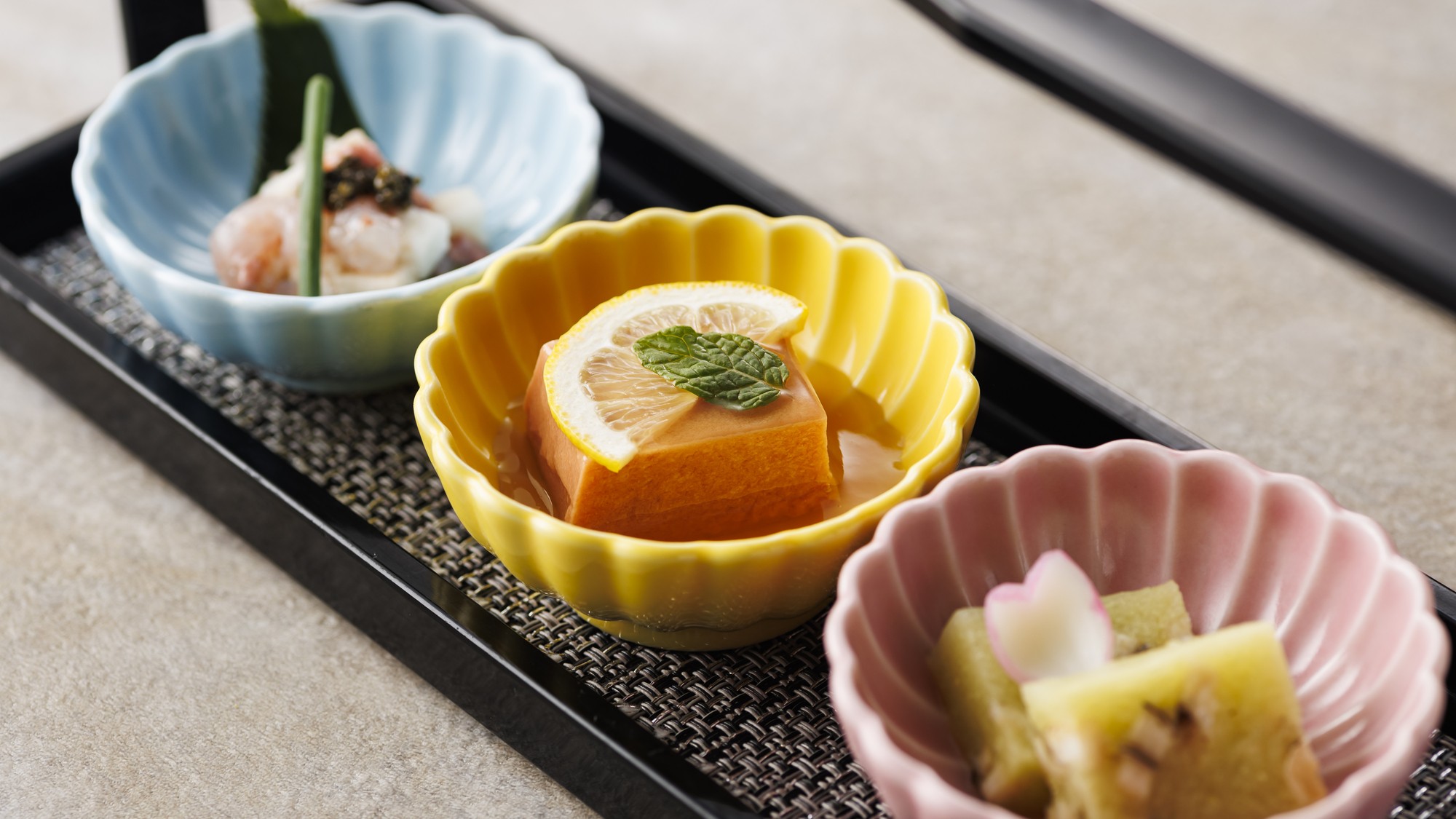 3.1～5.31【土地の恵み会席】前菜一例