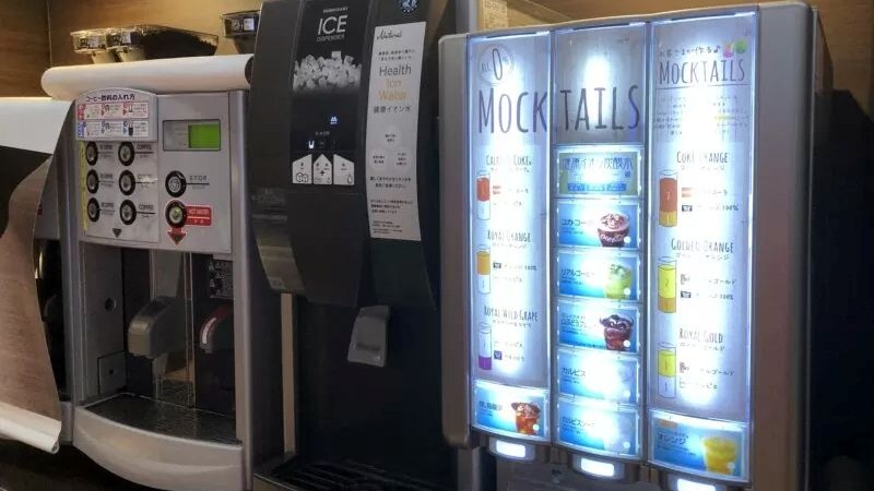 ソフトドリンクも充実しています