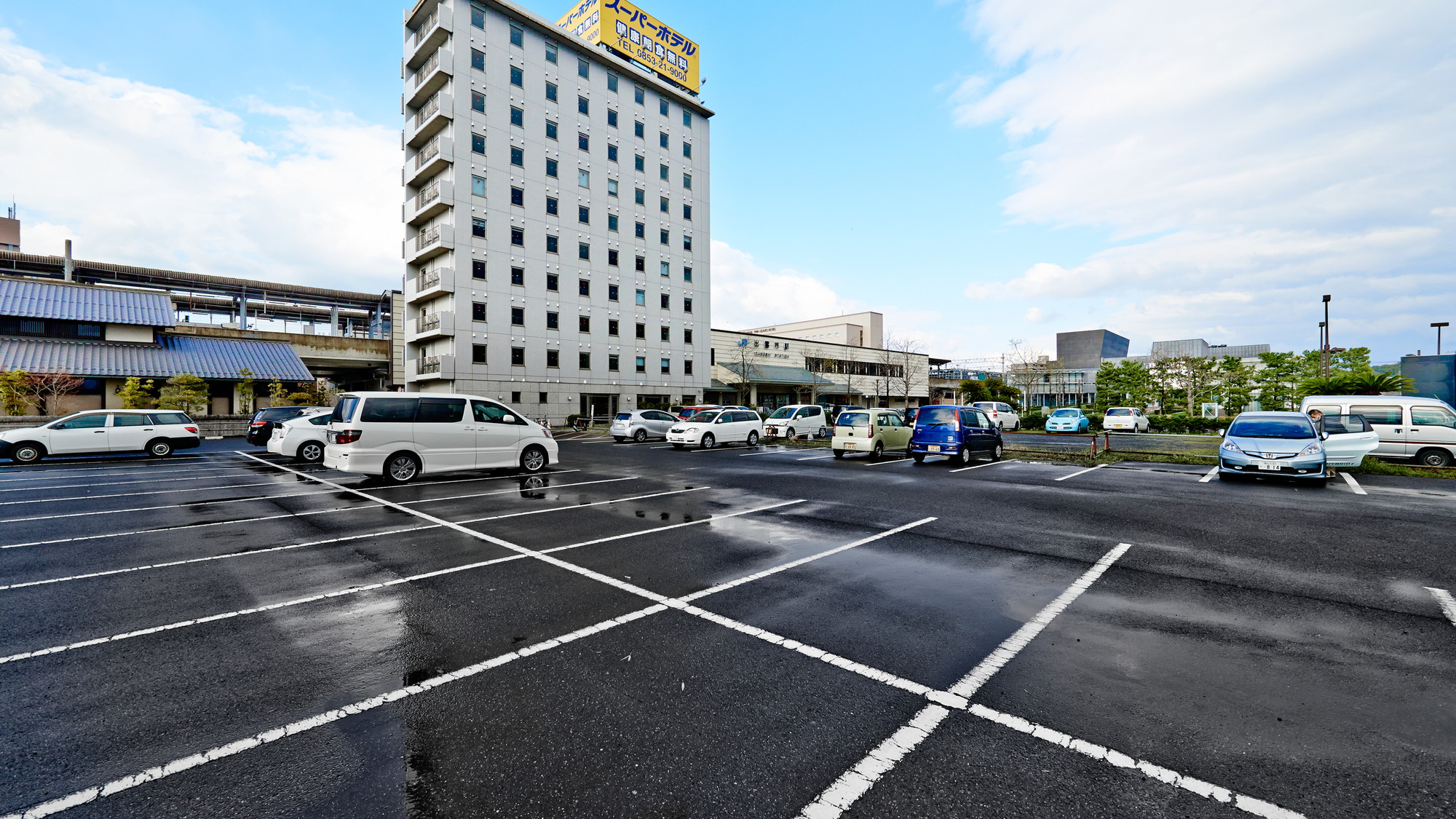 当館の提携駐車場です