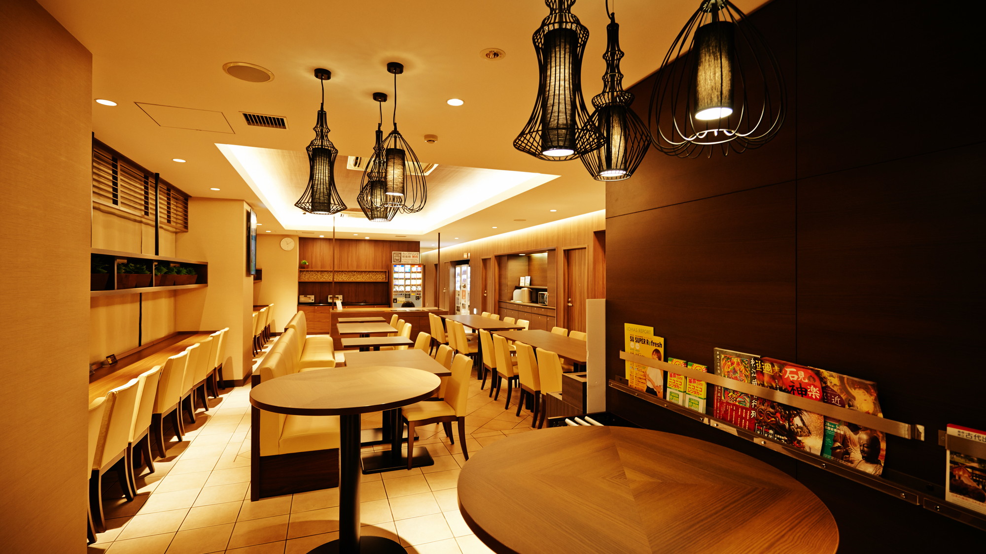 落ち着いた雰囲気で過ごしやすい空間です