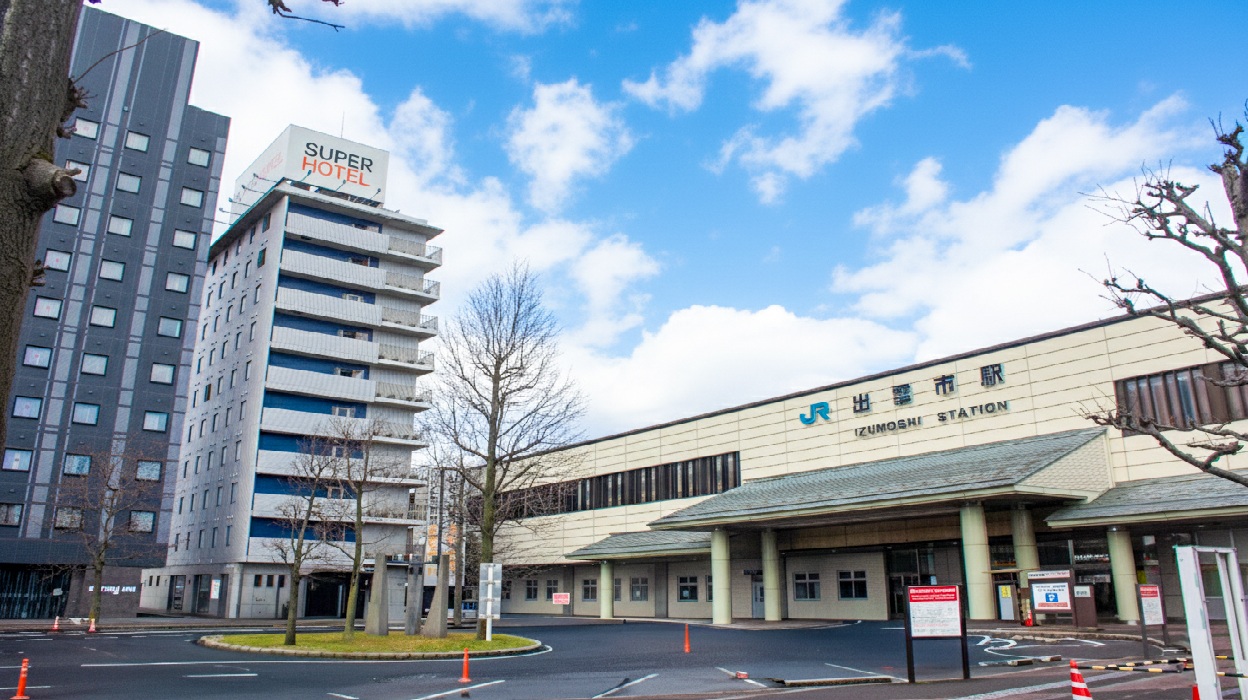 ＪＲ「出雲市駅」南口より徒歩０分　ビジネス・観光に最適立地！