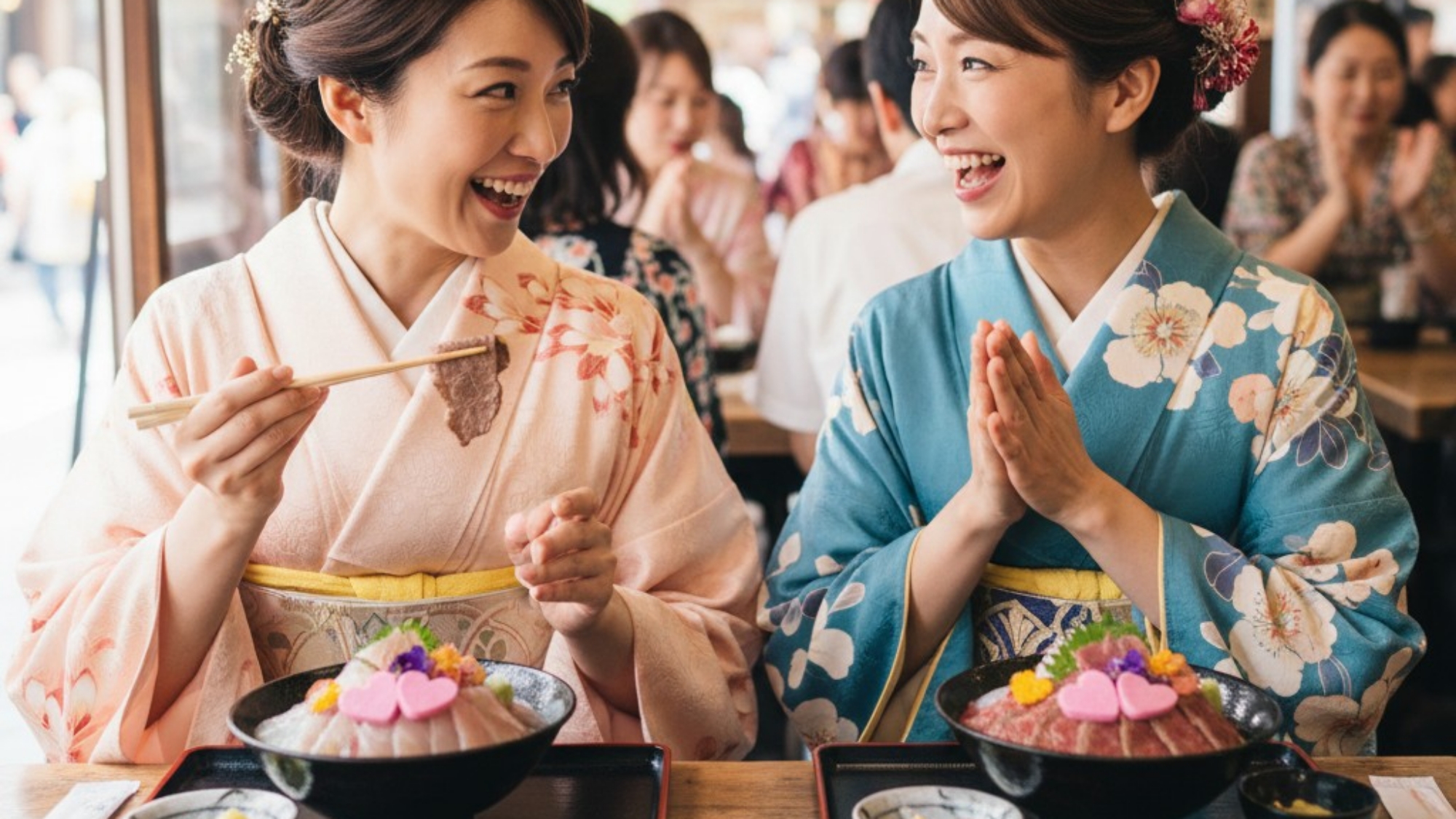 地元の食材を使った「縁結び丼」を堪能！※イメージ