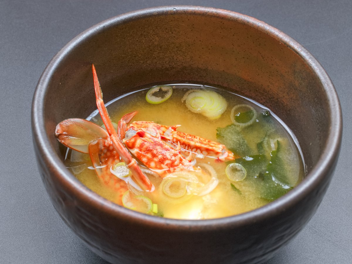 蟹汁【朝食一例】