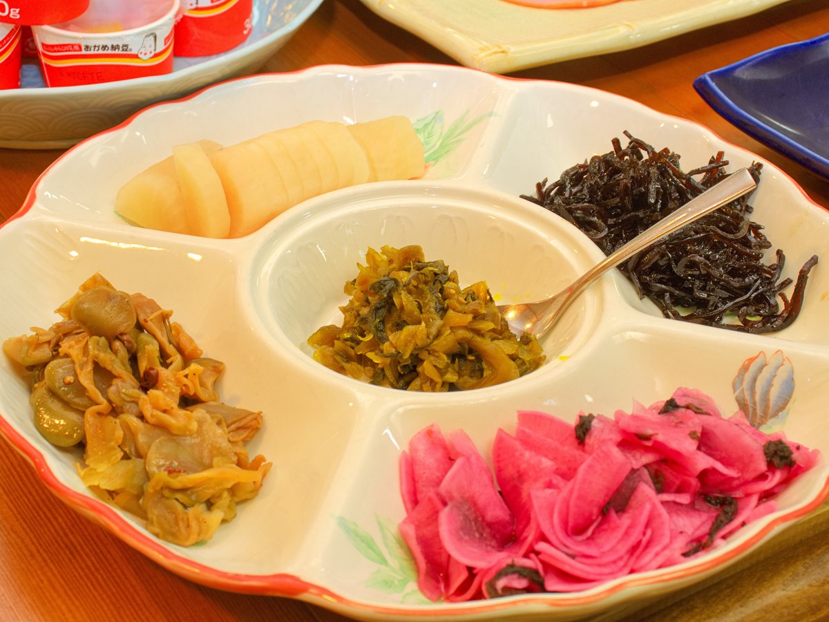 【朝食一例】お漬物