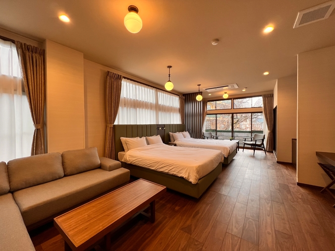 J【2階洋室ツインベッド】2~4名さまご利用お部屋