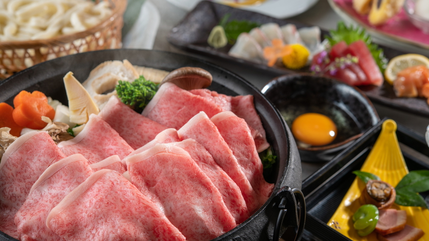 【極み会席】Ａ5ランクの松阪牛を味わう、松阪牛至福のすき焼きコース