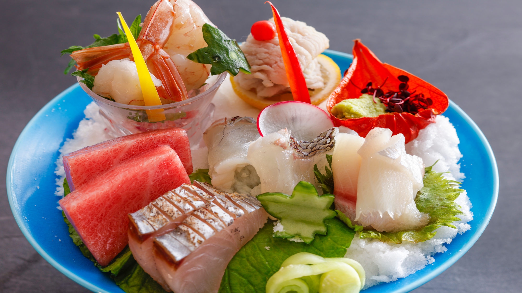 【特別会席】料理長イチオシ！ 伊勢海老＆鮑＆松阪牛の饗宴 ３大食材を味わう会席